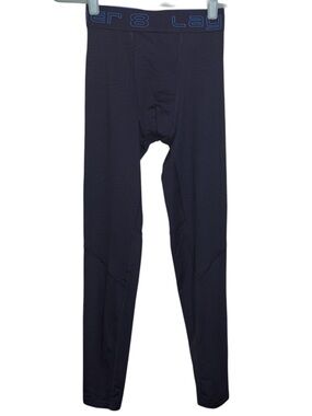 Layer 8 Men’s Compression Pants Blue Quick Dry Breathable Supportive Size Small